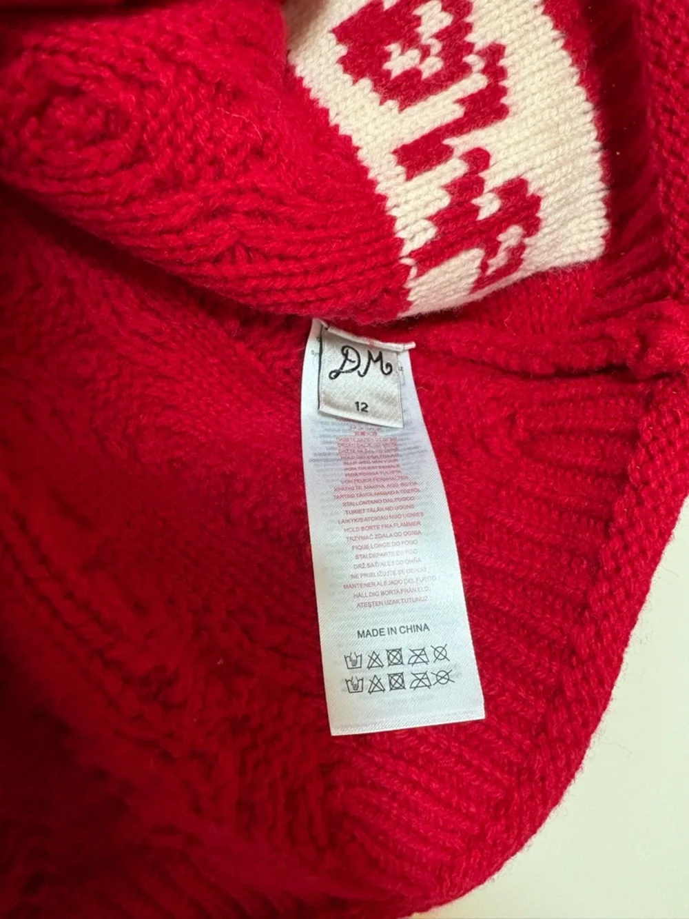 NWT Damson Madder Ffion Cable Stitch Jumper Size 8 US